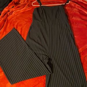 Forever 21 Retro Pin Stripe Jumpsuit